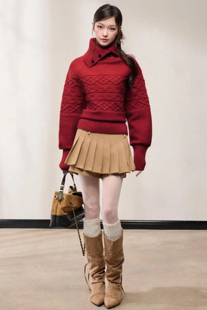 Autumn Batwing Knit Sweater