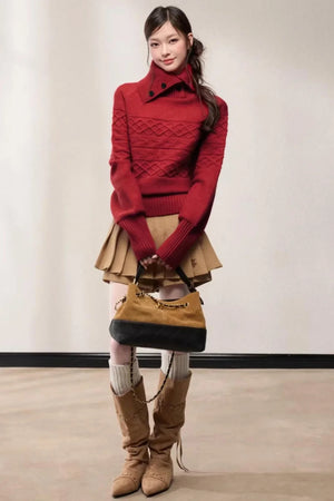 Autumn Batwing Knit Sweater