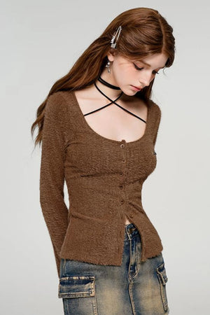 Autumn Bear Tie-Top