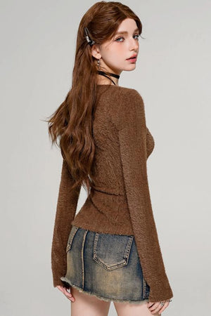 Autumn Bear Tie-Top