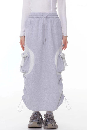 Autumn Design High Waist Skirt