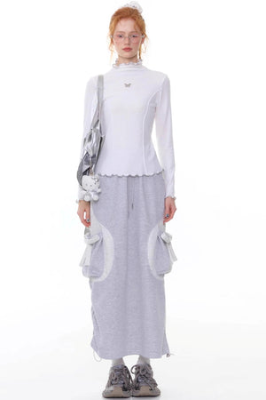 Autumn Design High Waist Skirt