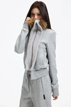 Autumn Fleece-Lined Jacket Set-Up