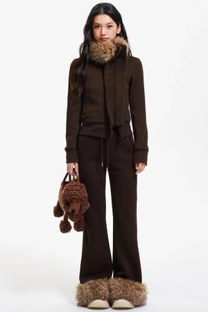 Autumn Fleece-Lined Jacket Set-Up