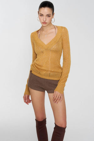 Autumn Glitter Knit Sweater