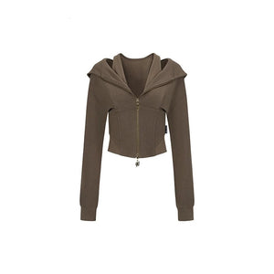 Autumn Hooded Two-Piece Set-Up