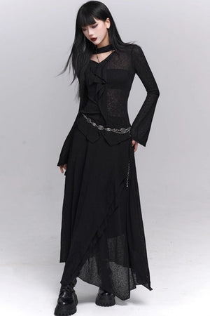 Autumn Korean Suit Skirt Set-Up