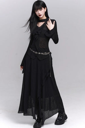 Autumn Korean Suit Skirt Set-Up
