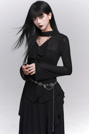 Autumn Korean Suit Skirt Set-Up