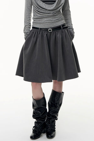 Autumn Pleated Skirt