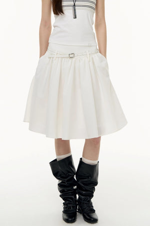 Autumn Pleated Skirt