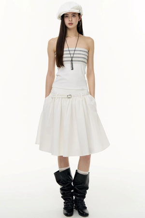 Autumn Pleated Skirt
