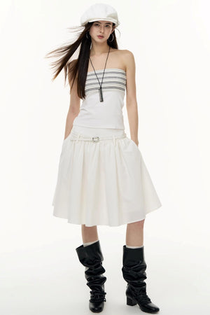 Autumn Pleated Skirt