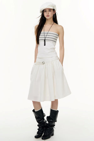 Autumn Pleated Skirt