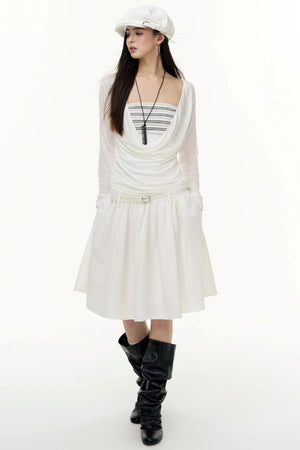 Autumn Pleated Skirt