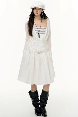 Autumn Pleated Skirt