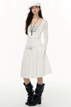 Autumn Pleated Skirt