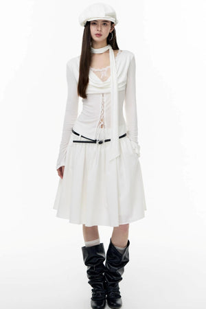 Autumn Pleated Skirt