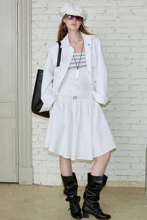 Autumn Pleated Skirt