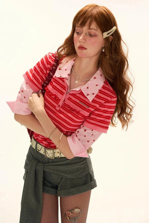 Autumn Polo Collar Top