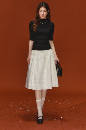 Autumn Ruched Knit Top