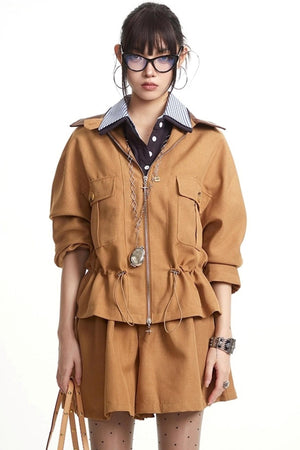 Autumn Style Trench Coat Set-Up