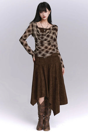 Autumn Suede Skirt