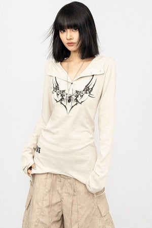 Autumn V-neck Top