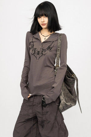 Autumn V-neck Top