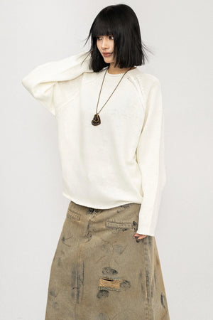 Autumn Vintage Crew Knit Top