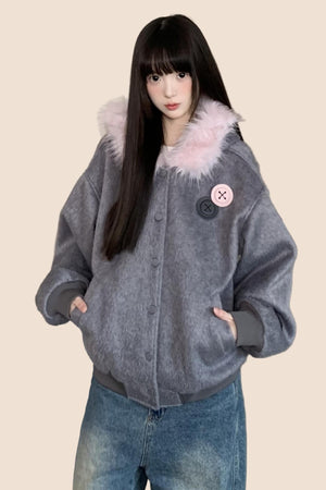 Autumn Vintage Hooded Cardigan