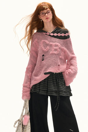 Autumn Wool Knit Smock Top