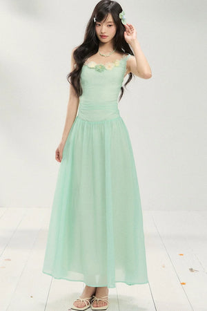 Backless Mesh Summer Dress