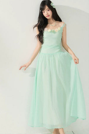 Backless Mesh Summer Dress