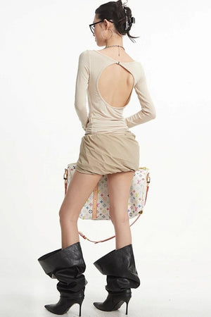 Backless Slim Top