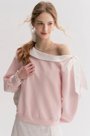 Balletcore Lace Sweatshirt