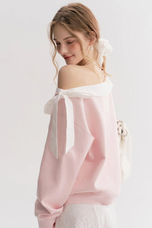 Balletcore Lace Sweatshirt