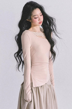 Barbaric Lace Off-the-Shoulder Top
