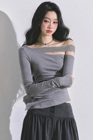 Barbaric Lace Off-the-Shoulder Top