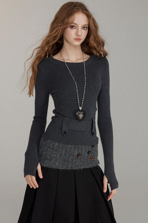 Base Layer Wool Knit Top