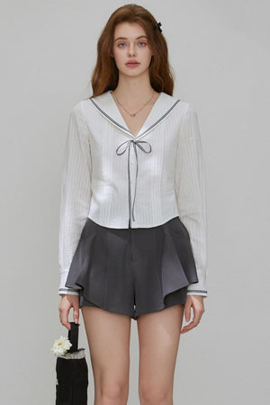 Basic Thin Maritime Casual Shirt