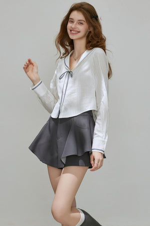 Basic Thin Maritime Casual Shirt