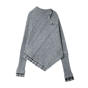 Bat Sleeve Knit With long Skirt Set-Up