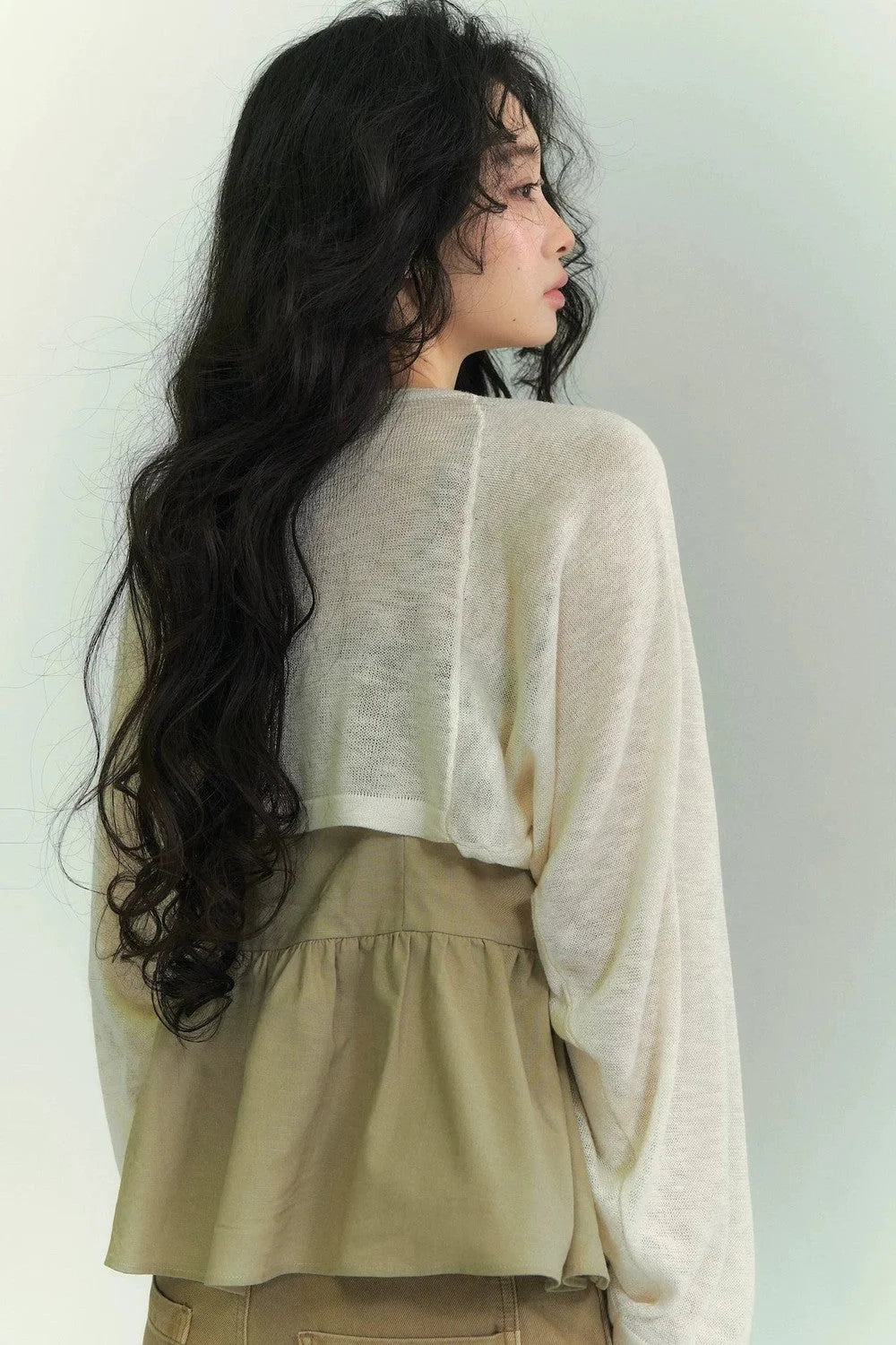 Batwing Bamboo Cardigan Set-Up