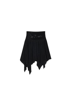 Beaded Pleated Acetate Bustier and Skirt Set-Up
