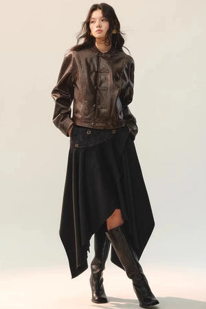 Beaded Retro V-Neck Vest Set-Up