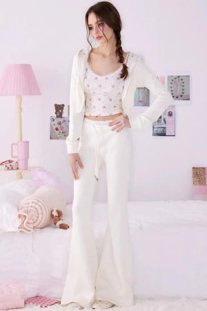 Bear Print Sweater Suspender Set-Up