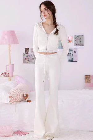 Bear Print Sweater Suspender Set-Up