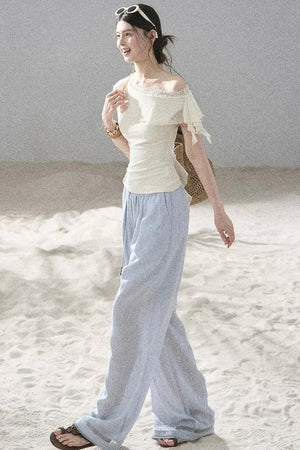 Before the Sunset Lace Off-Shoulder Top