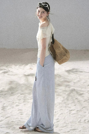 Before the Sunset Lace Off-Shoulder Top